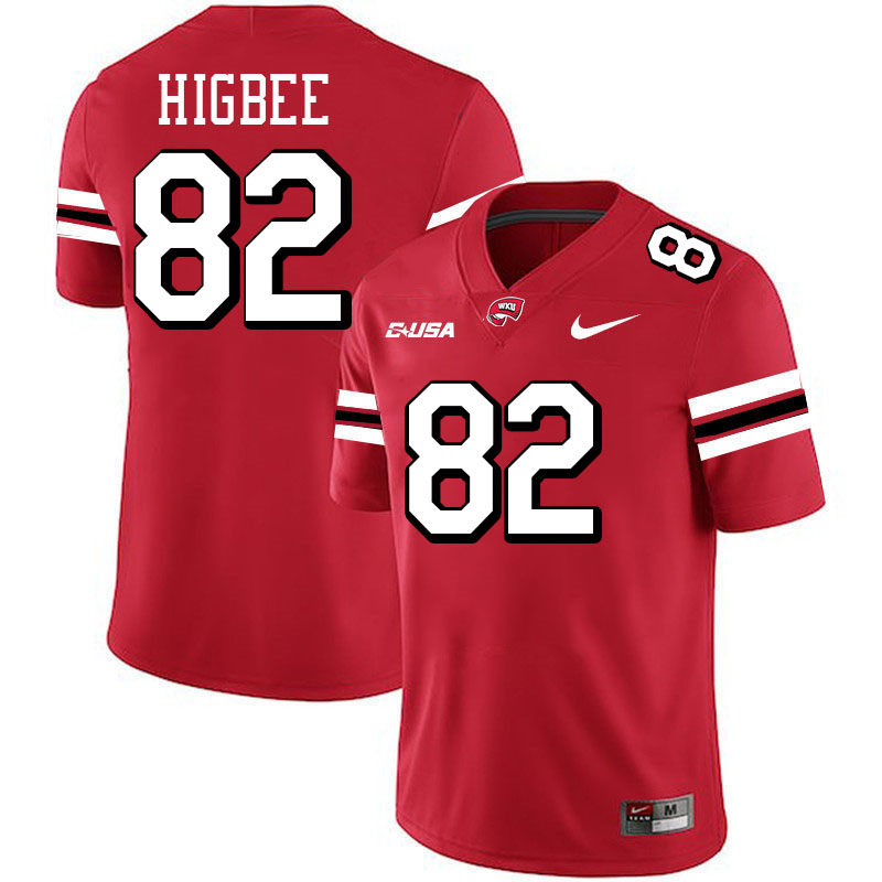 Tyler Higbee WKU Jersey,Western Kentucky Hilltoppers #82 Tyler Higbee Jersey Youth-Red